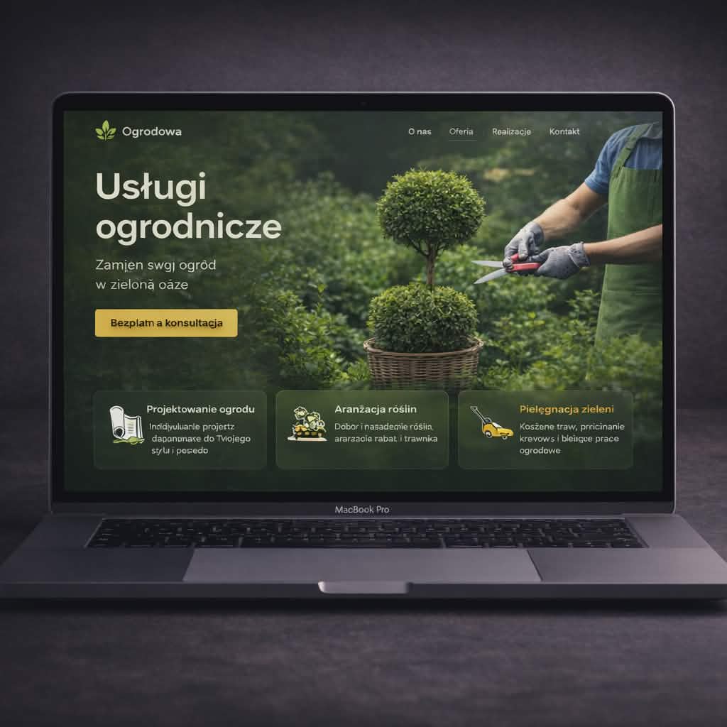 Ogrodowa – strona firmowa dla usług ogrodniczych